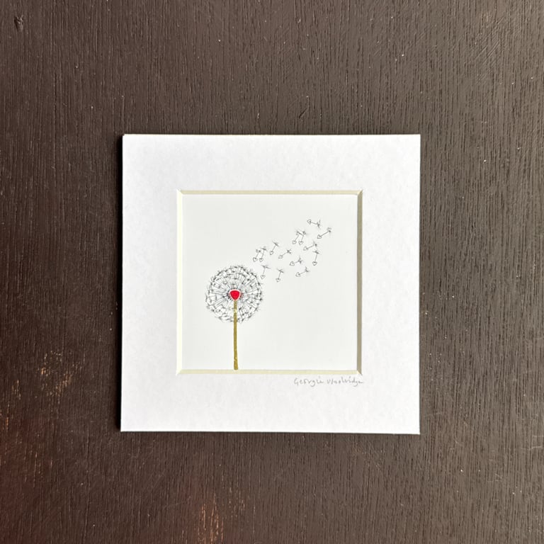 January Birthstone Wish 5" x 5"
