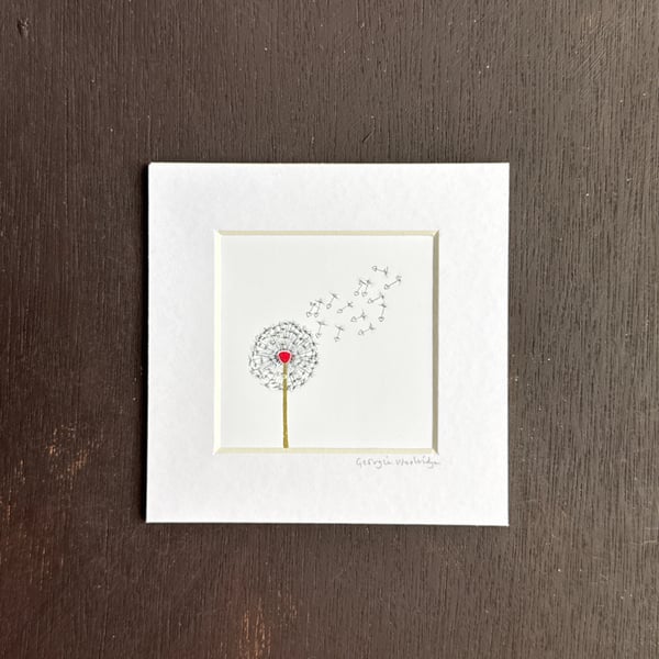 January Birthstone Wish 5" x 5"