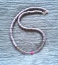Grey and pink neckace - Image 3