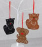 Cat decoration, black cat decoration, hanging decoration. - Image 7