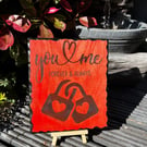 Forever & Always bespoke wooden plaque 