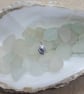 Silver limpet shell pendant