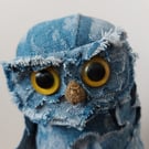 Owl soft sculpture ornament decoration 
