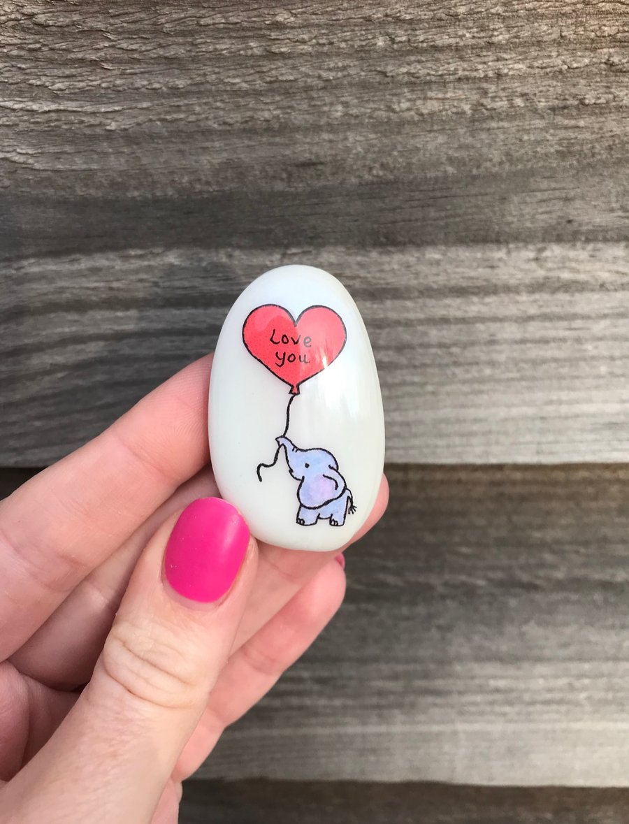 Elephant Keepsake Stone