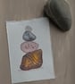 Pebble pile 6 watercolour art  - Image 1