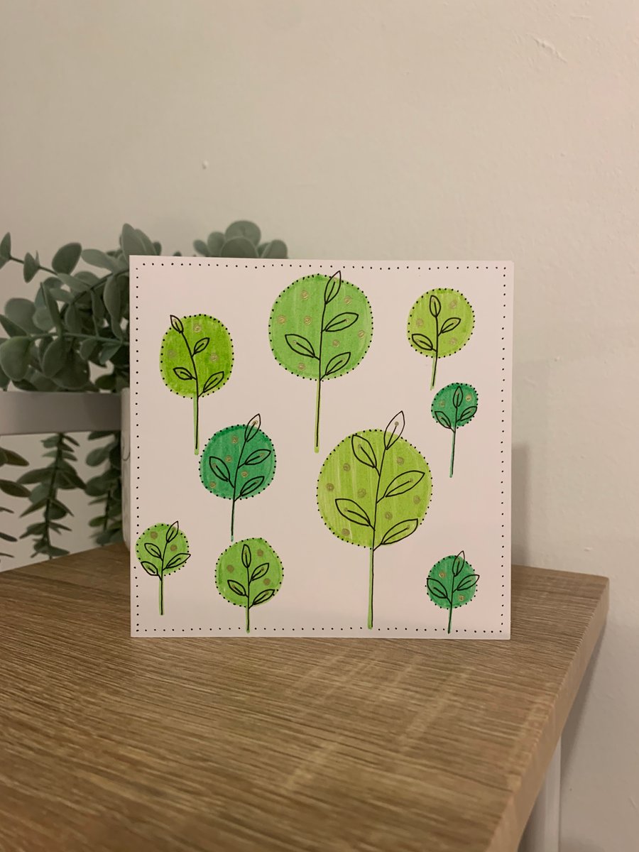 Doodle Trees Card 