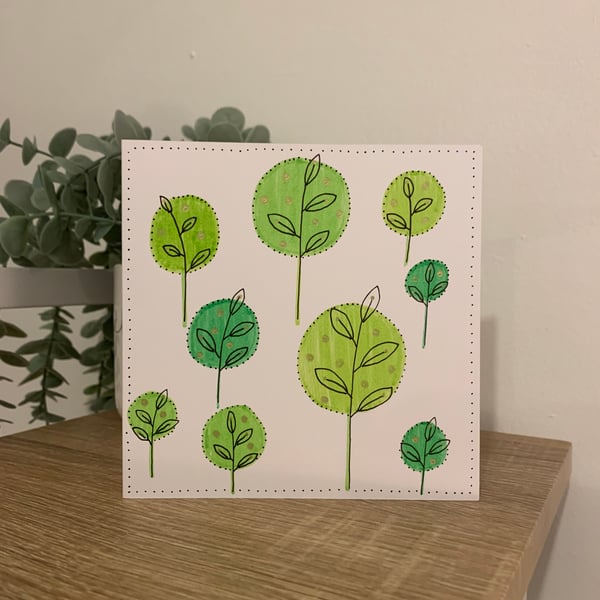 Doodle Trees Card 