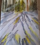 Snow forest, winter sun cast . - Image 2