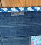Up cycled, denim quilted throw.  - Image 5