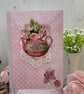 Tea Room - Afternoon Tea Greeting Card Design 1 by Carolee Crafts PB3 0004 - Image 1
