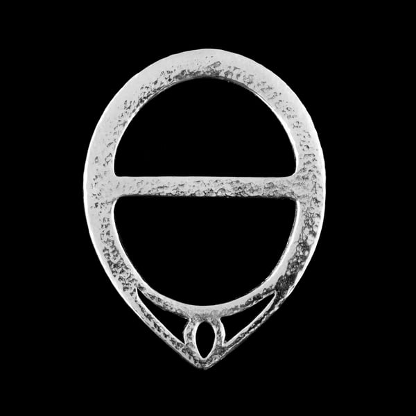 Point Pewter Scarf Ring