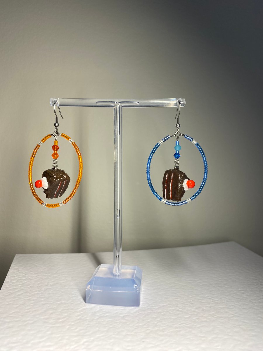The Cake is a Lie Earrings 