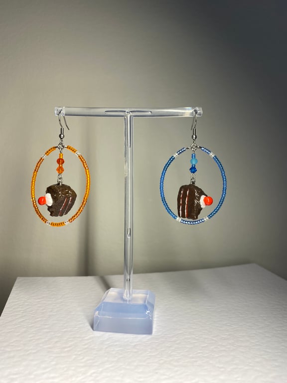 The Cake is a Lie Earrings 