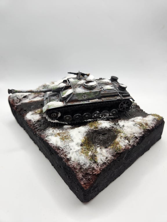 1:72 WW2 German Wehrmacht - Sturmgesch tz III - Battle of the Bulge.