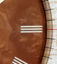 Designer made Wooden Wall Clock with a Burr Madrone Dial & Inlaid Sycamore Bezel - Image 5