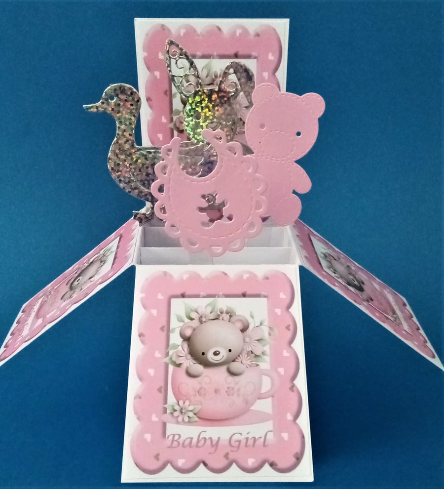 New Baby Card a Girl