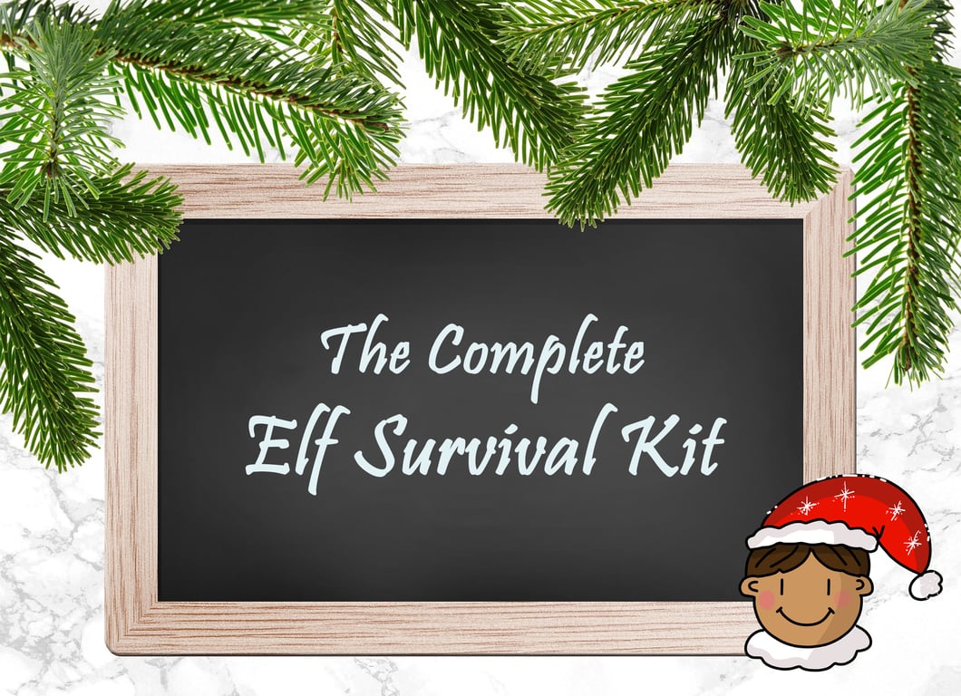Elf Kit - 24 days of Elf Props, Accessories and Antics! Easy Elf Fun!