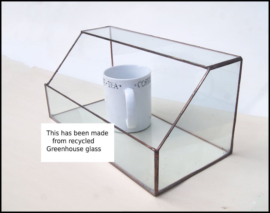 handmade glass terrarium made for succulents