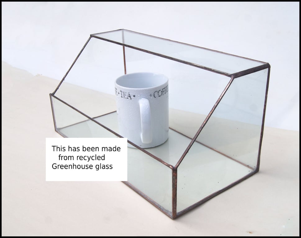 handmade glass terrarium made for succulents