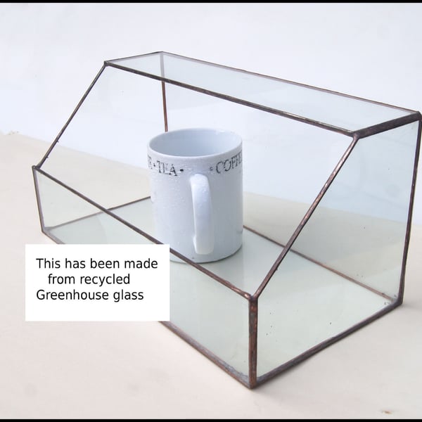 handmade glass terrarium made for succulents