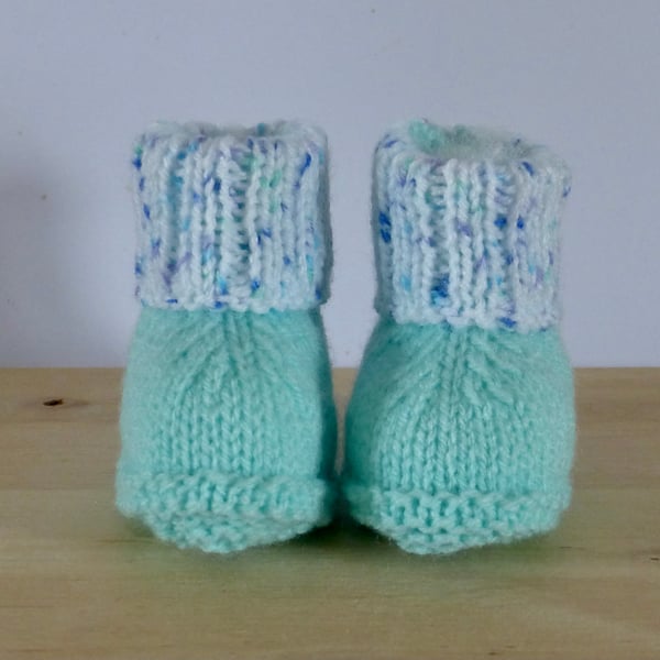 Knitted Baby Booties