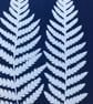  Tree Fern in Cyanotype Botanical Hoop. - Image 3