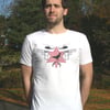 Subversive mens medium slim fit jersey T-shirt - Birds don't have arms