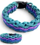 Handmade chunky paracord 4mm bracelet. 