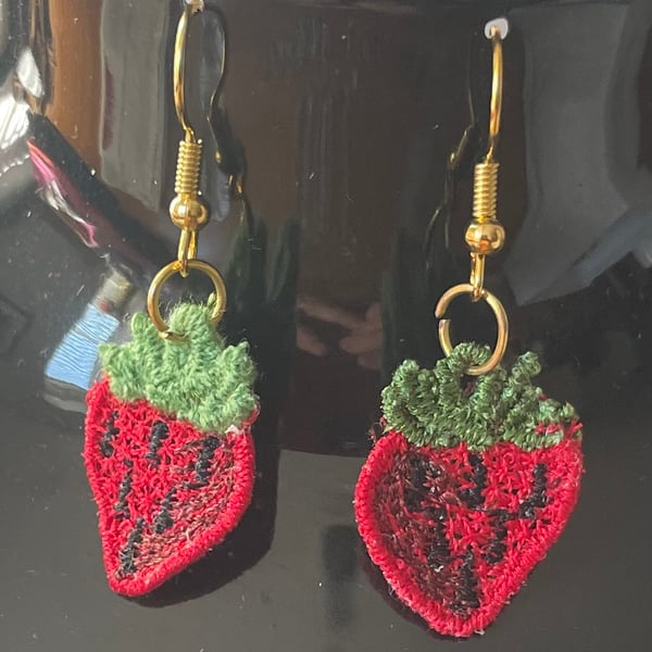 Handmade Free Standing Lace Earrings