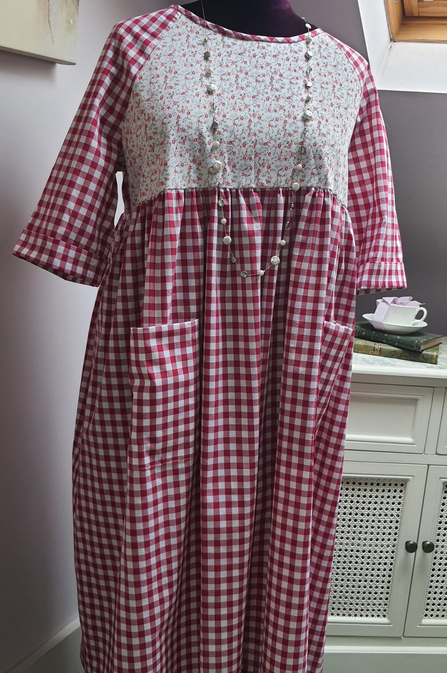 Vintage fabric dress