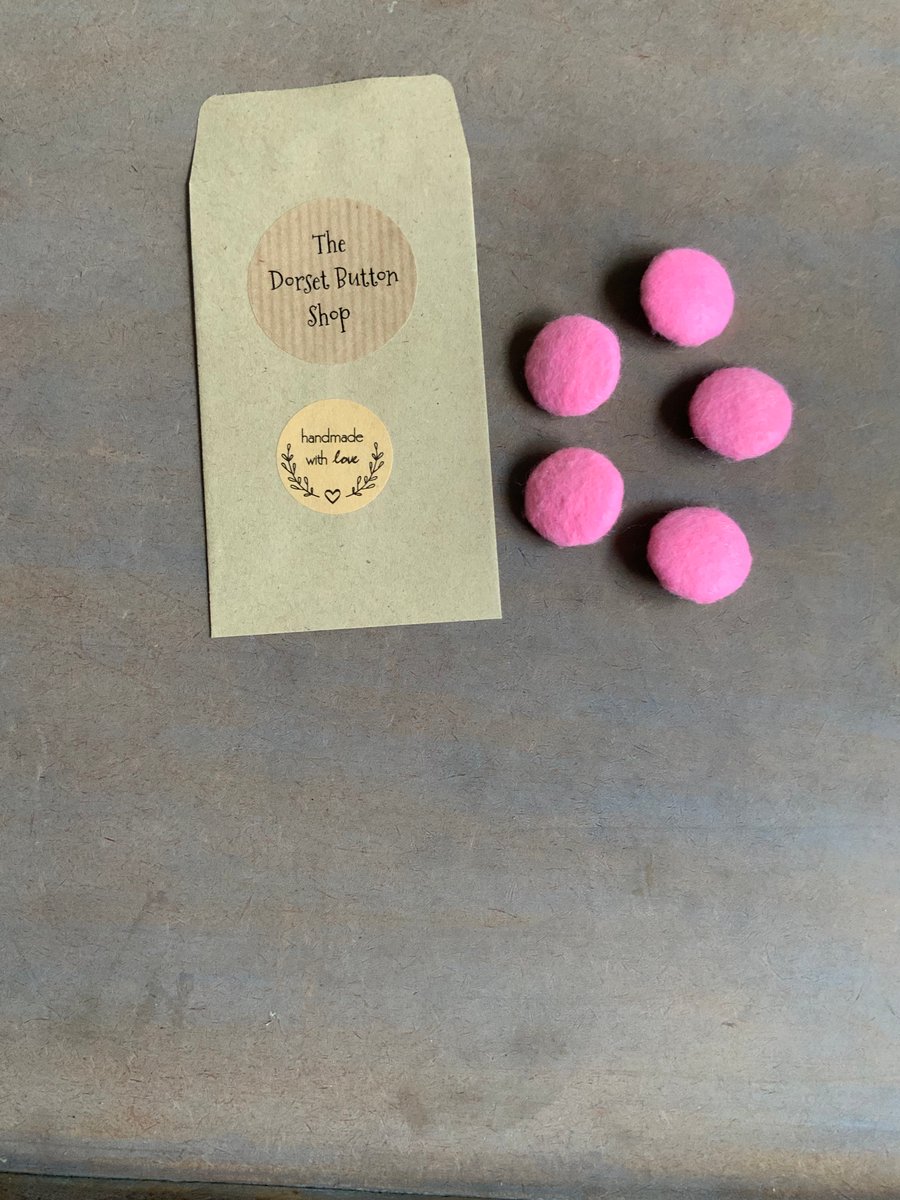 Felt Covered Buttons