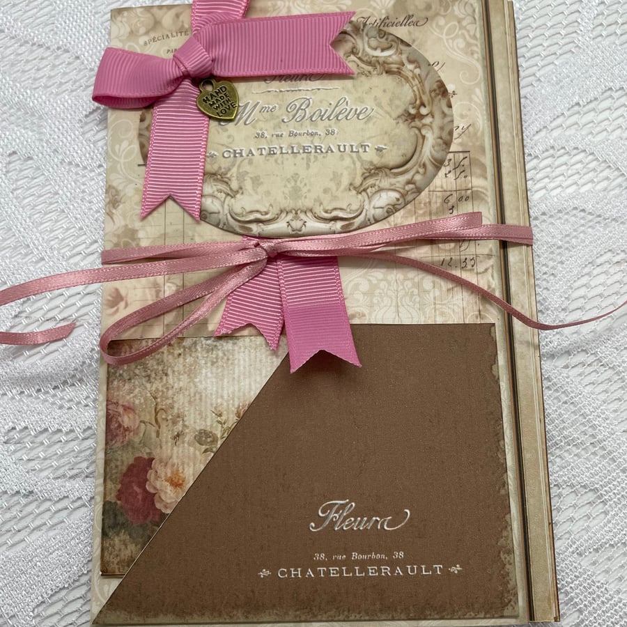 Folio - Mme. Boileve Pocket Folder & ephemera  by Carolee Crafts PB9 0032