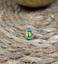 New Caledonia Flag Map Pin – Pacific Island Travel Map Push Pin for Wooden Maps