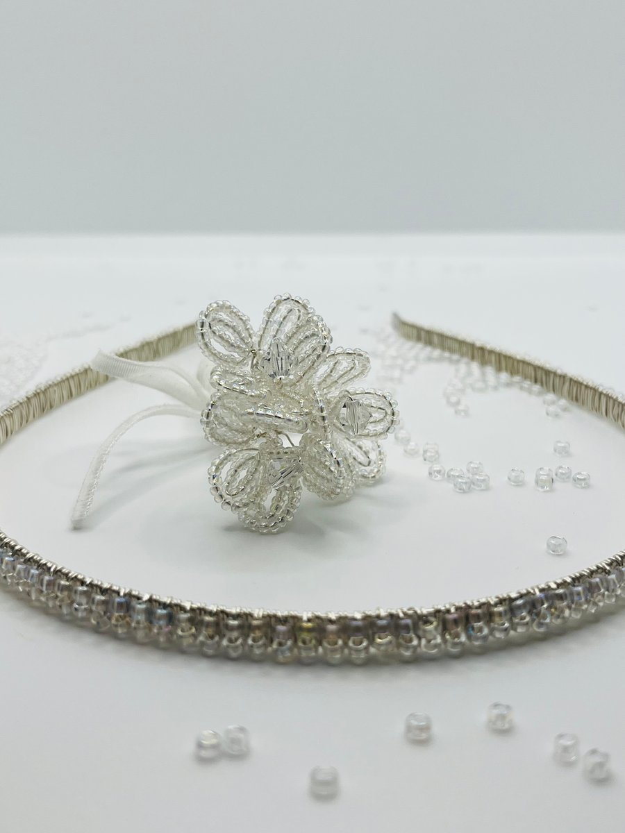 BRIDE BRIDESMAID CRYSTAL HEADBAND
