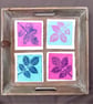 Four Seasons - Original Gel Plate Print Set (Framed) - Image 4