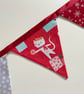 Kitty and mouse Christmas party bunting - Image 7