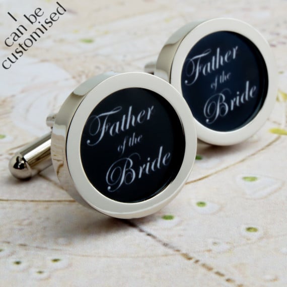 Father of the Bride Cufflinks for Your Wedding Party
