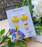 Yellow Pop Tier Earrings - Image 6