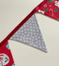 Kitty and mouse Christmas party bunting - Image 4