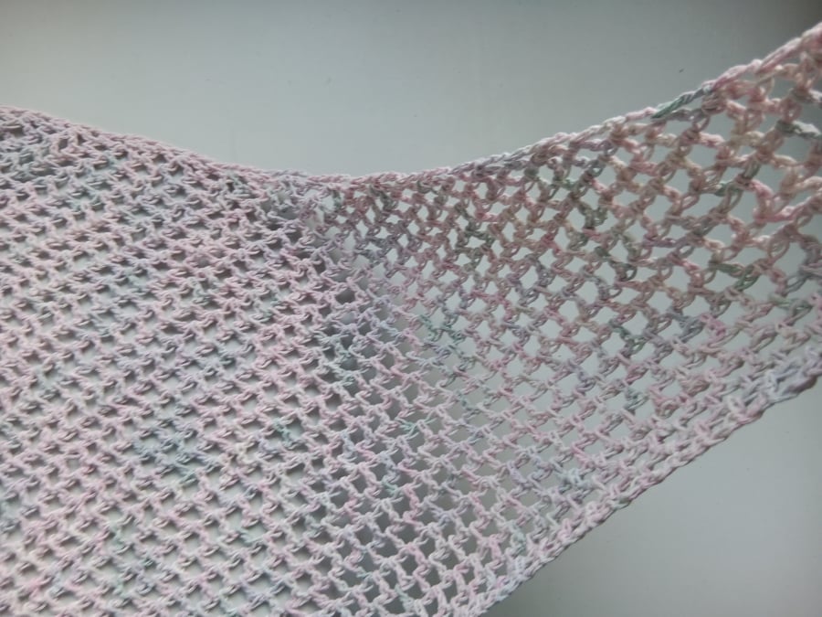 NOT AVAILALBLE Crochet Toy Hammock (Double Cream) - fun storage!