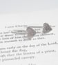 Long silver heart earrings, Valentine's gift, silver heart jewellery - Image 4