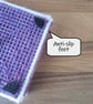 Small tray for small desk items - purple colour - Image 4