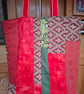Multicoloured patch tote - Image 1
