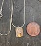 Silver and Gold Shoreline Necklace with Citrine - Image 3