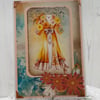 Autumnal Hippy Greeting Card (Dress)  C - 12