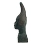 Benin bronze Iyoba bust, african queen mother statue, nigerian tribal art, - Image 5