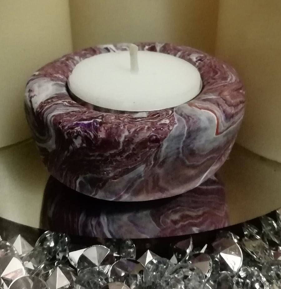 Pretty Fimo Clay Candle holder 
