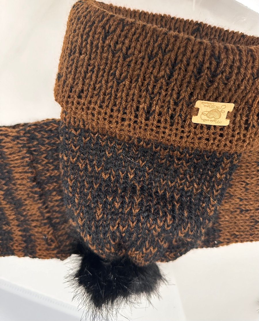 Hat and infinity scarf