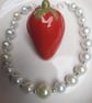 Faux Pearl Cream  Bracelet  - Image 4