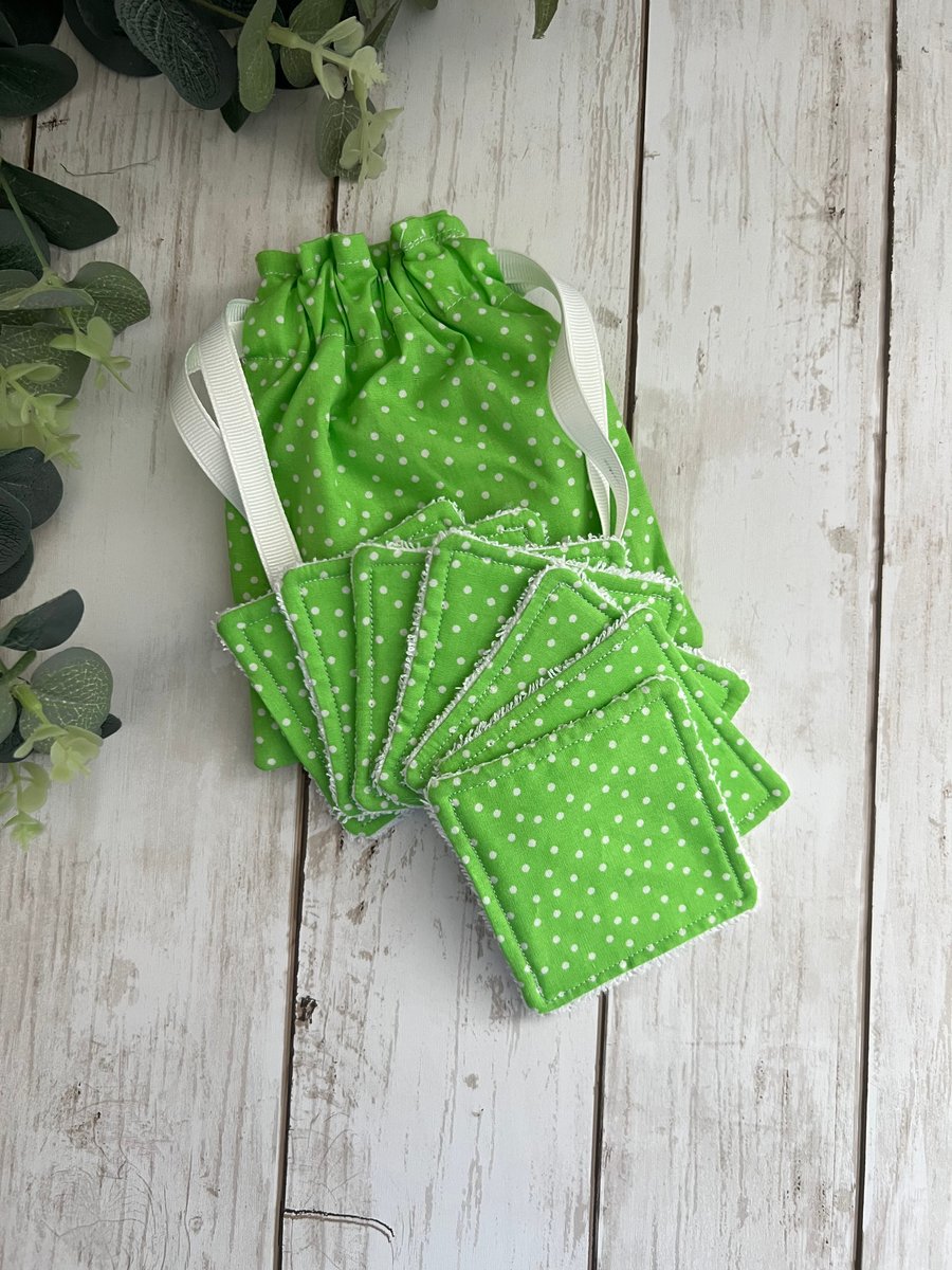 Eco Friendly Face Wipes, Cleansing Facial Pads, Gift for her, 7 Pack